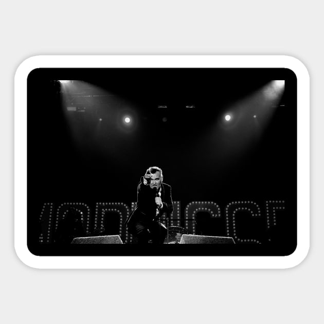 Morrissey Live at Reading Rock Festival Sticker by AndyEvansPhotos